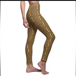 Greek Key Casual Leggings
